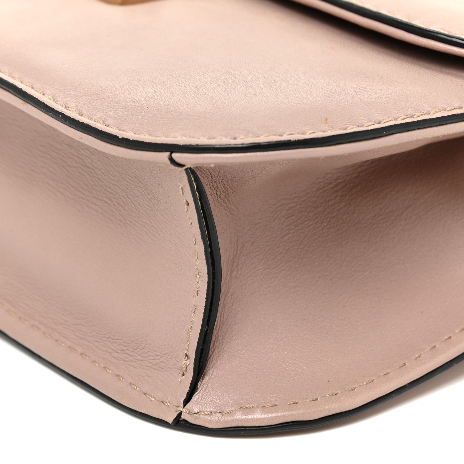 Valentino Garavani Vitello Small Glam Lock Rockstud Flap Poudre 9 of 14