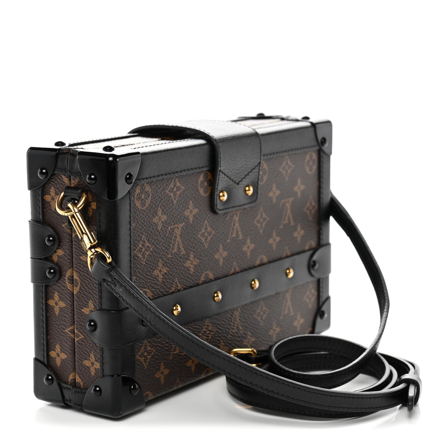 Louis Vuitton Monogram Petite Malle Black 3 of 11