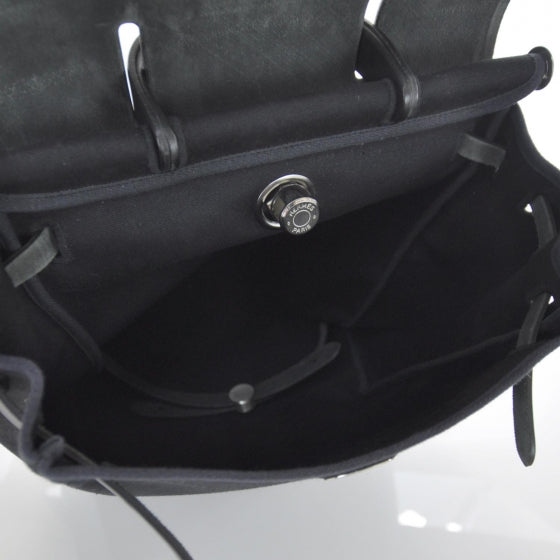 Hermes Toile Herbag Black 6 of 8