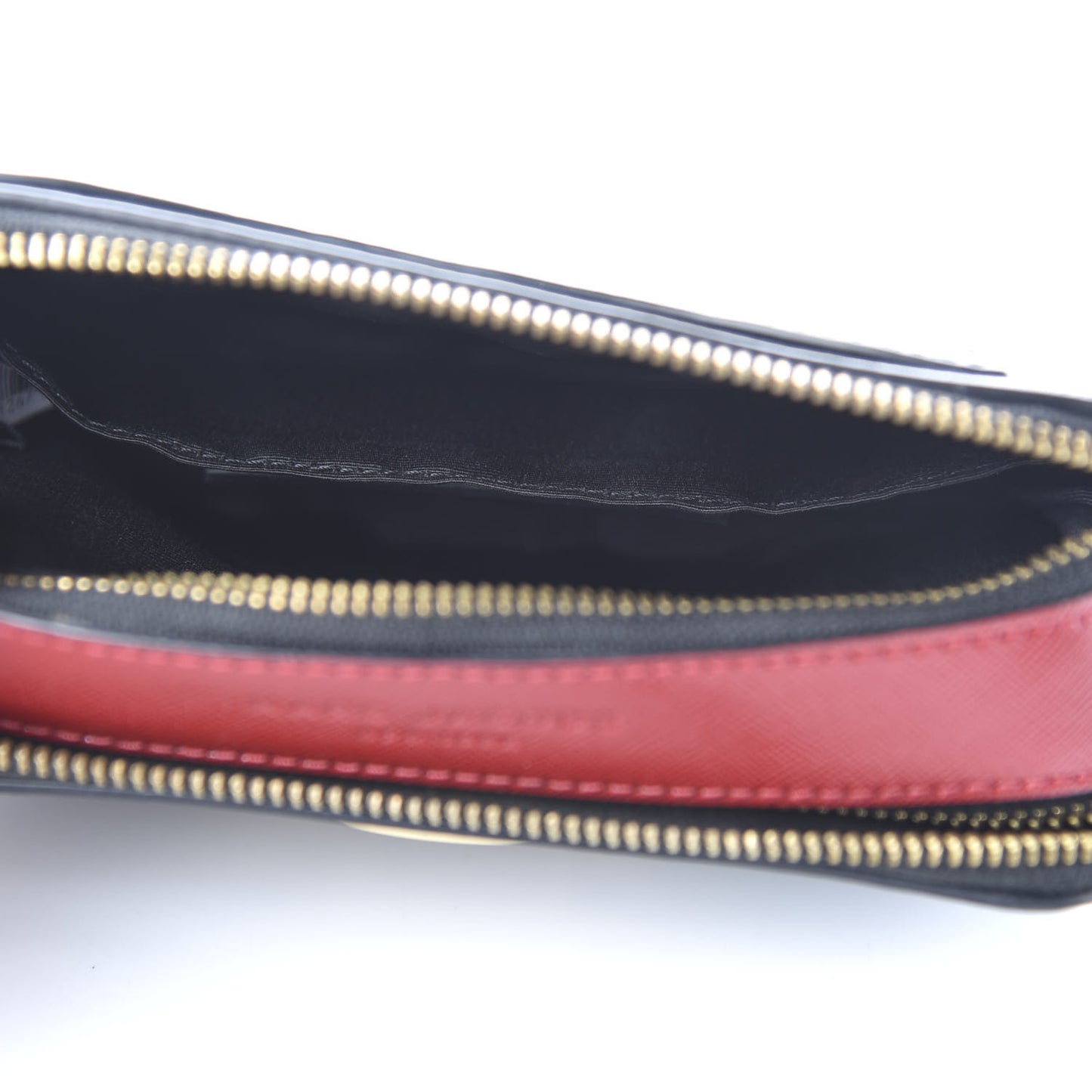Saffiano Small Snapshot Camera Bag Black Multi