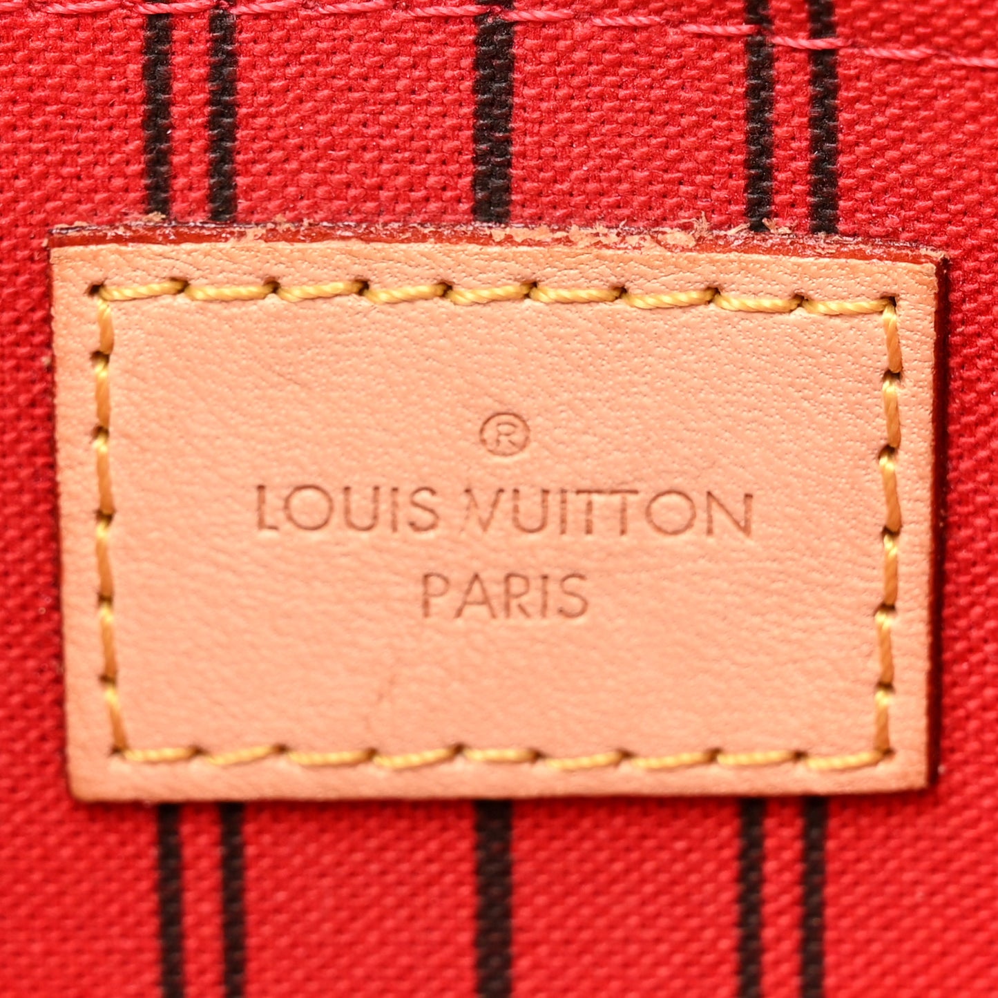 Monogram Neverfull MM GM Pochette Cherry