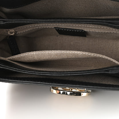 Gucci Dollar Calfskin Interlocking G Crossbody Bag Black 9 of 11