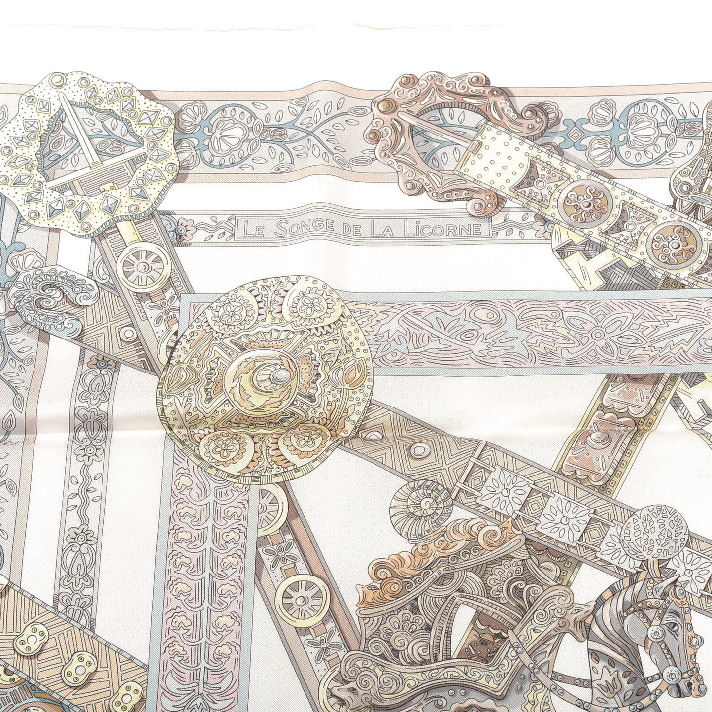 Silk Le Songe De La Licorne Scarf 90