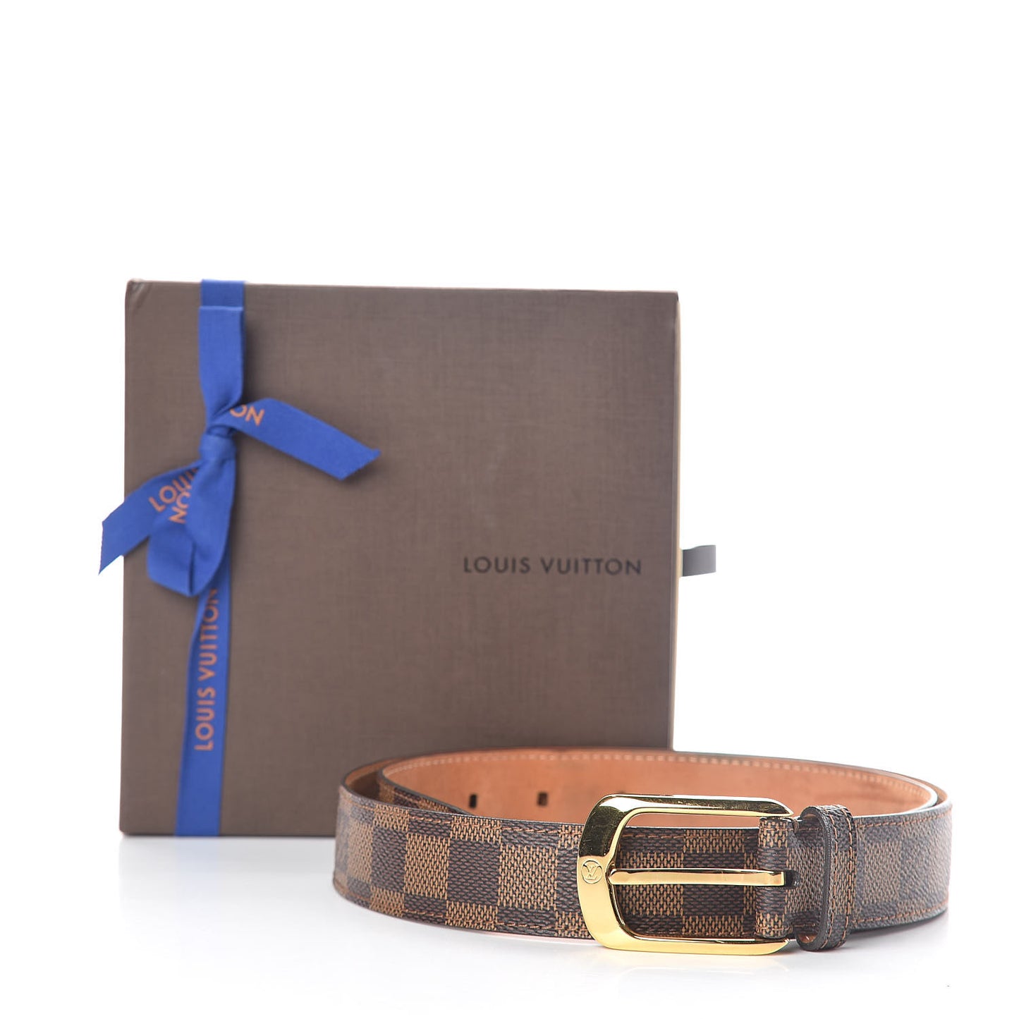 Damier Ebene 30mm Ellipse Belt 85 34