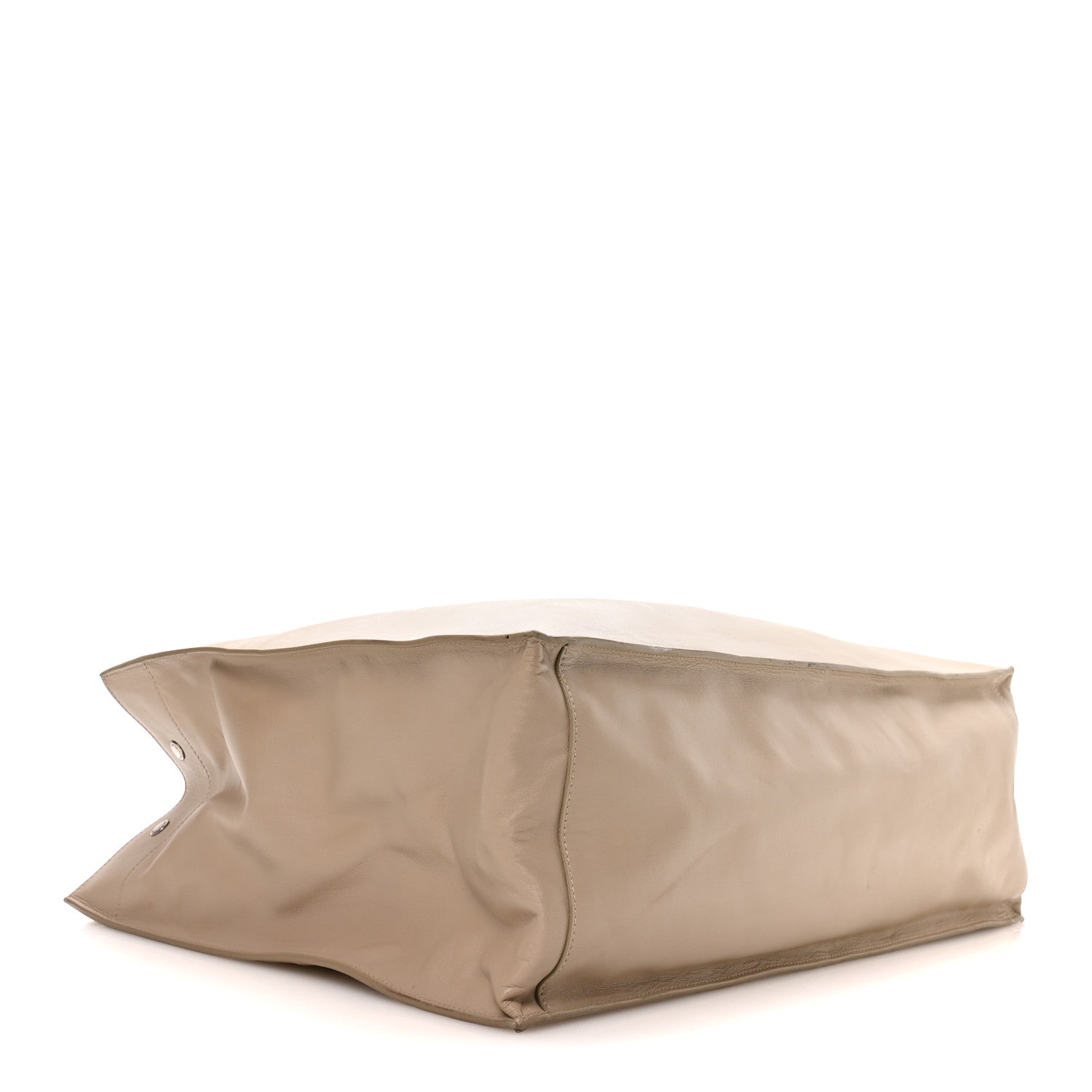 Saint Laurent Vitello Large Rive Gauche Tote Sea Salt 4 of 10