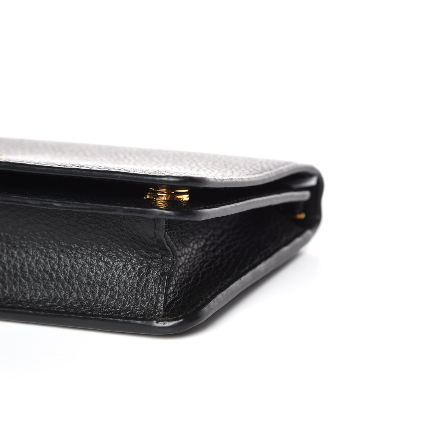 Vitello Daino Mini Crossbody Bag Black