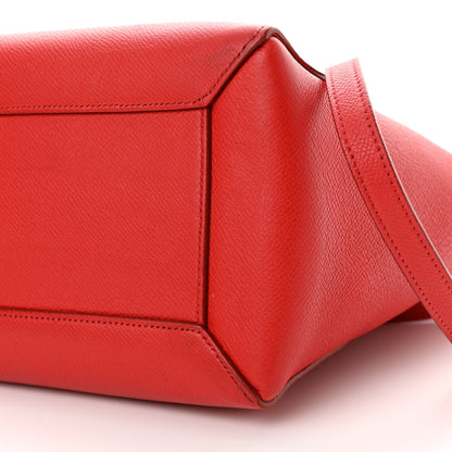 Celine Baby Grained Calfskin Micro Belt Bag Coquelicot 8 of 14