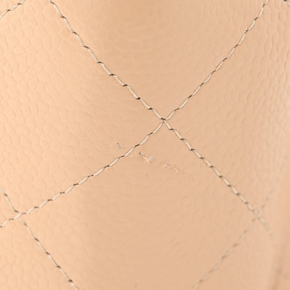 Chanel Caviar Quilted Jumbo Double Flap Light Beige 11 of 12