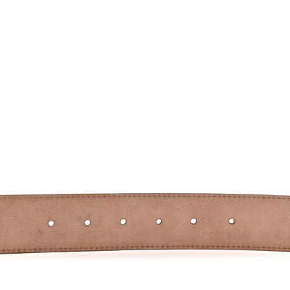 Gucci Guccissima Signature Interlocking G 40mm Belt 90 36 Hibiscus Red 4 of 7