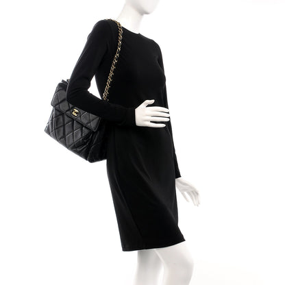 Chanel Caviar Quilted Flap Shoulder Bag Black 2 of 12