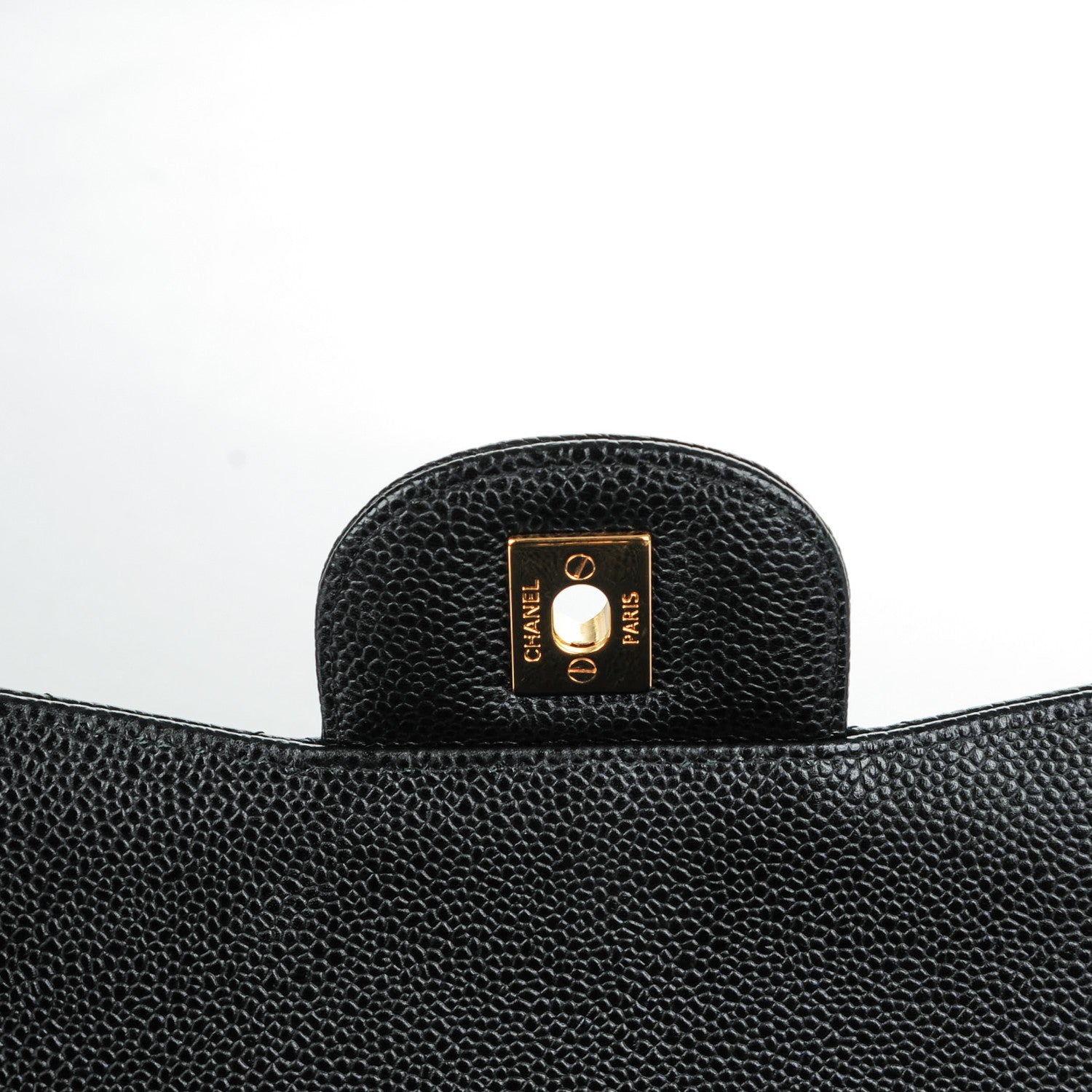 Chanel Caviar Quilted Jumbo Double Flap Black 6 of 8