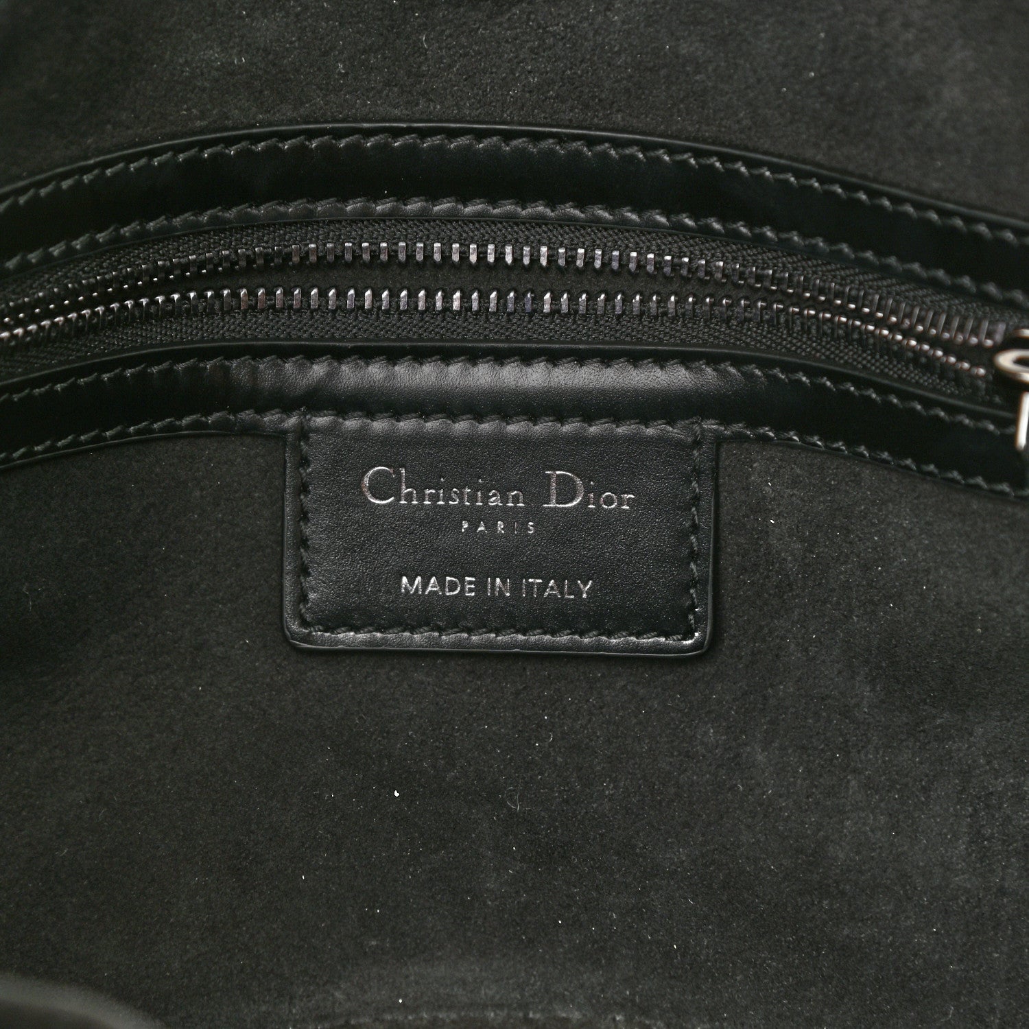 Christian Dior Calfskin Macrocannage Small Diorcamp Messenger Black 6 of 8