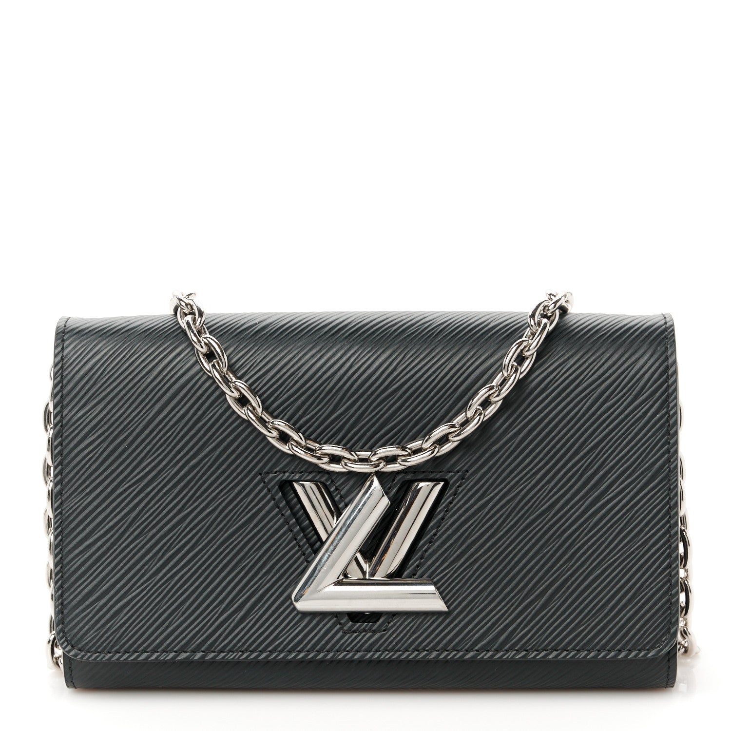Louis Vuitton Epi Twist Chain Wallet Black 1 of 10