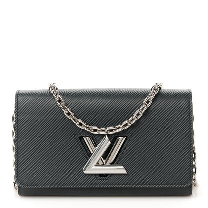 Louis Vuitton Epi Twist Chain Wallet Black 1 of 10