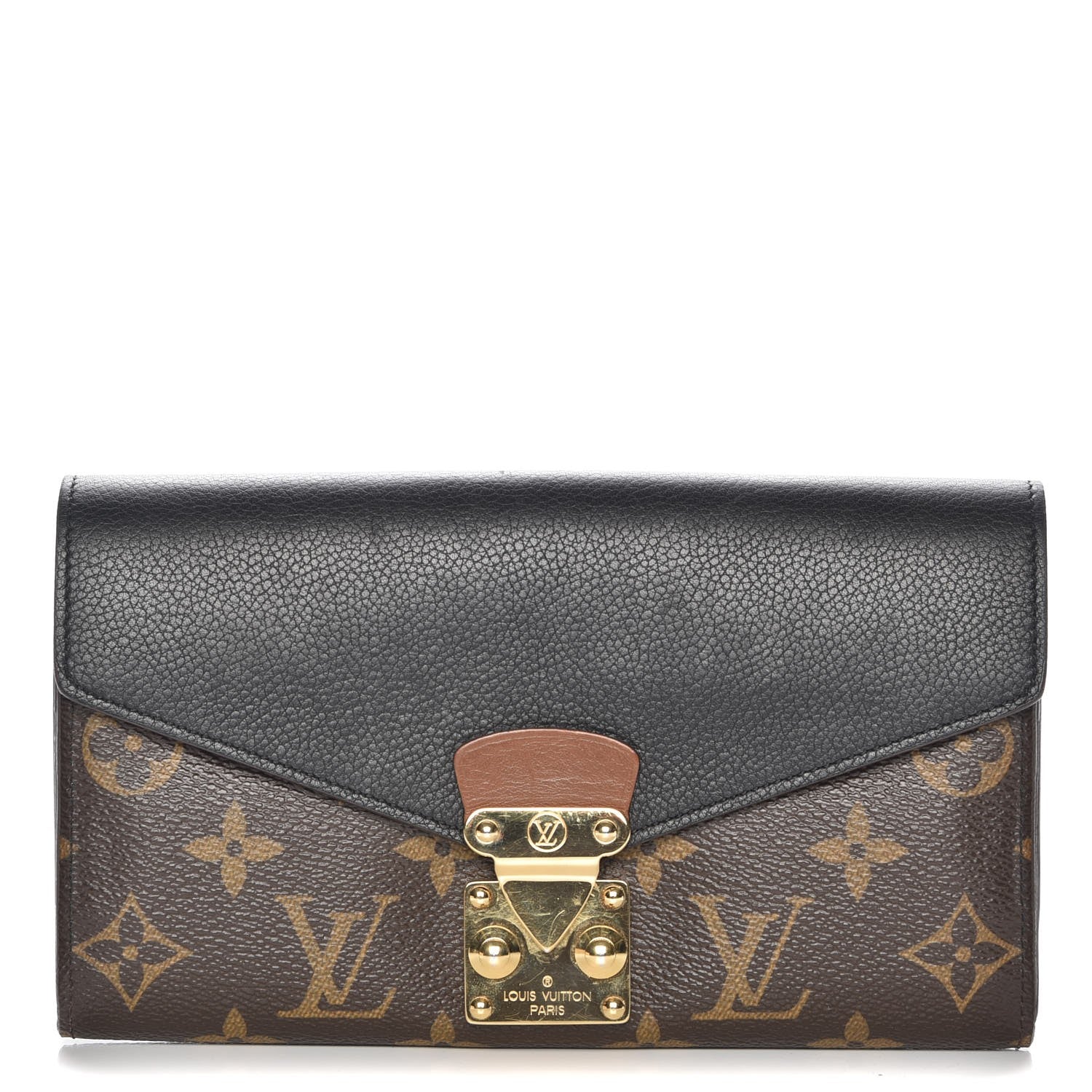 Louis Vuitton Monogram Pallas Wallet Black 1 of 9