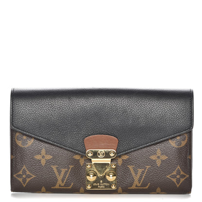 Louis Vuitton Monogram Pallas Wallet Black 1 of 9