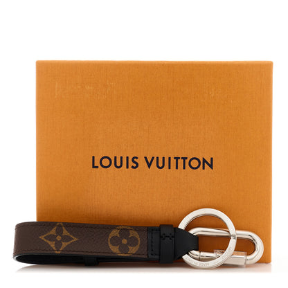 Louis Vuitton Monogram Dragonne Bag Charm Key Holder Orange 5 of 5