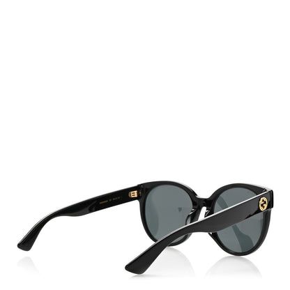 Gucci Acetate Round Sunglasses GG0035S Black 4 of 8