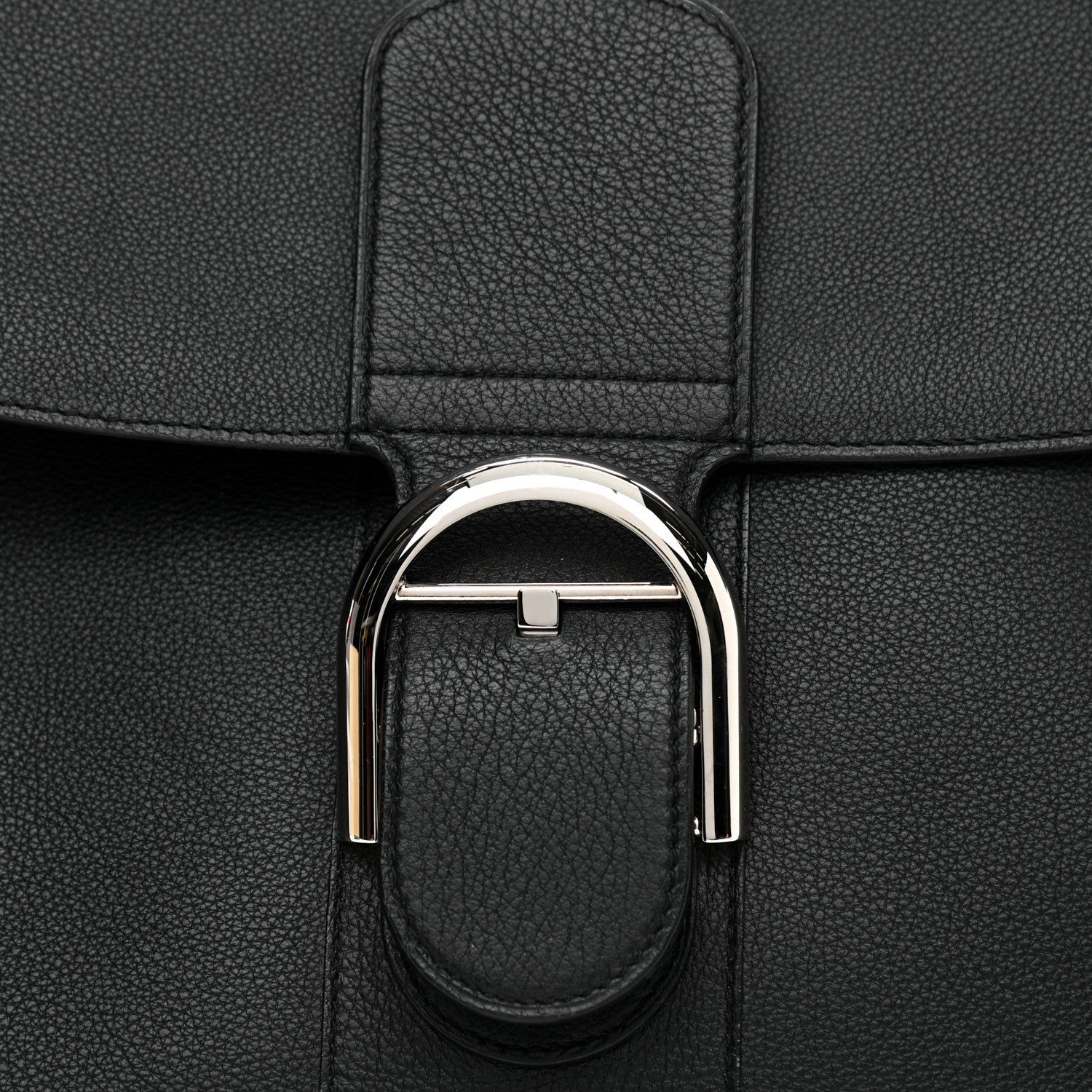 Delvaux Grained Calfskin GM Brillant Satchel Black 8 of 15