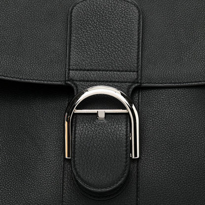 Delvaux Grained Calfskin GM Brillant Satchel Black 8 of 15