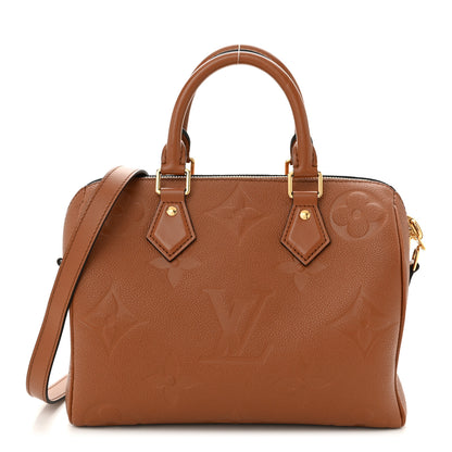 Louis Vuitton Empreinte Monogram Giant Speedy Bandouliere 25 Cognac 1 of 9