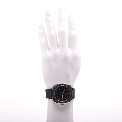 Gucci Stainless Steel Calfskin 44mm GG2570 Toscano Quartz Watch Black 2 of 9