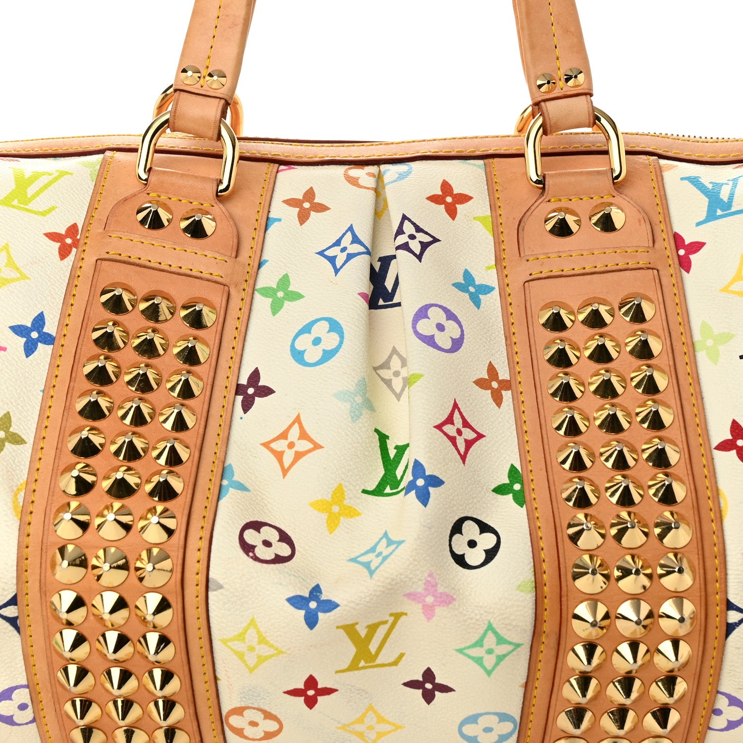 Louis Vuitton Monogram Multicolor Courtney GM White 7 of 12