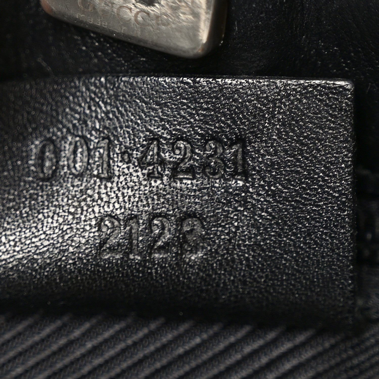 Gucci GG Monogram Shoulder Bag Black 6 of 8