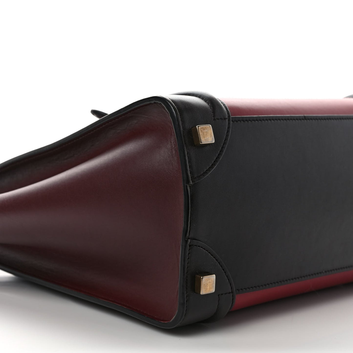 Smooth Calfskin Micro Tri-Color Luggage Micro Red