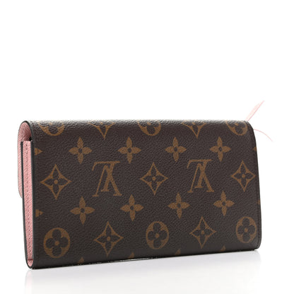 Louis Vuitton Monogram Emilie Wallet Rose Ballerine 3 of 8