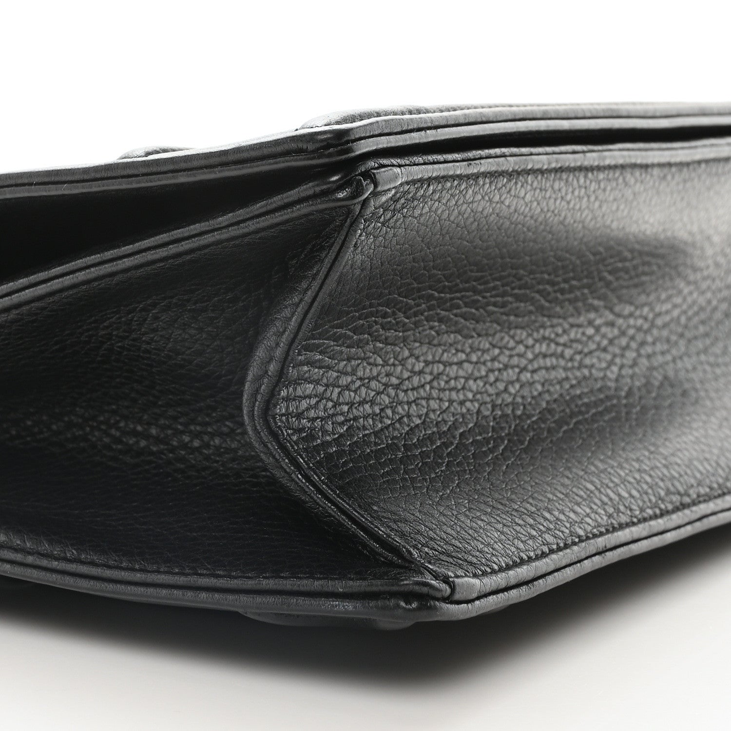 Christian Dior Grained Calfskin Medium Diorama Flap Bag Black 10 of 12