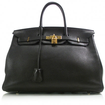 Hermes Taurillon Clemence Birkin 35 Noir 1 of 13