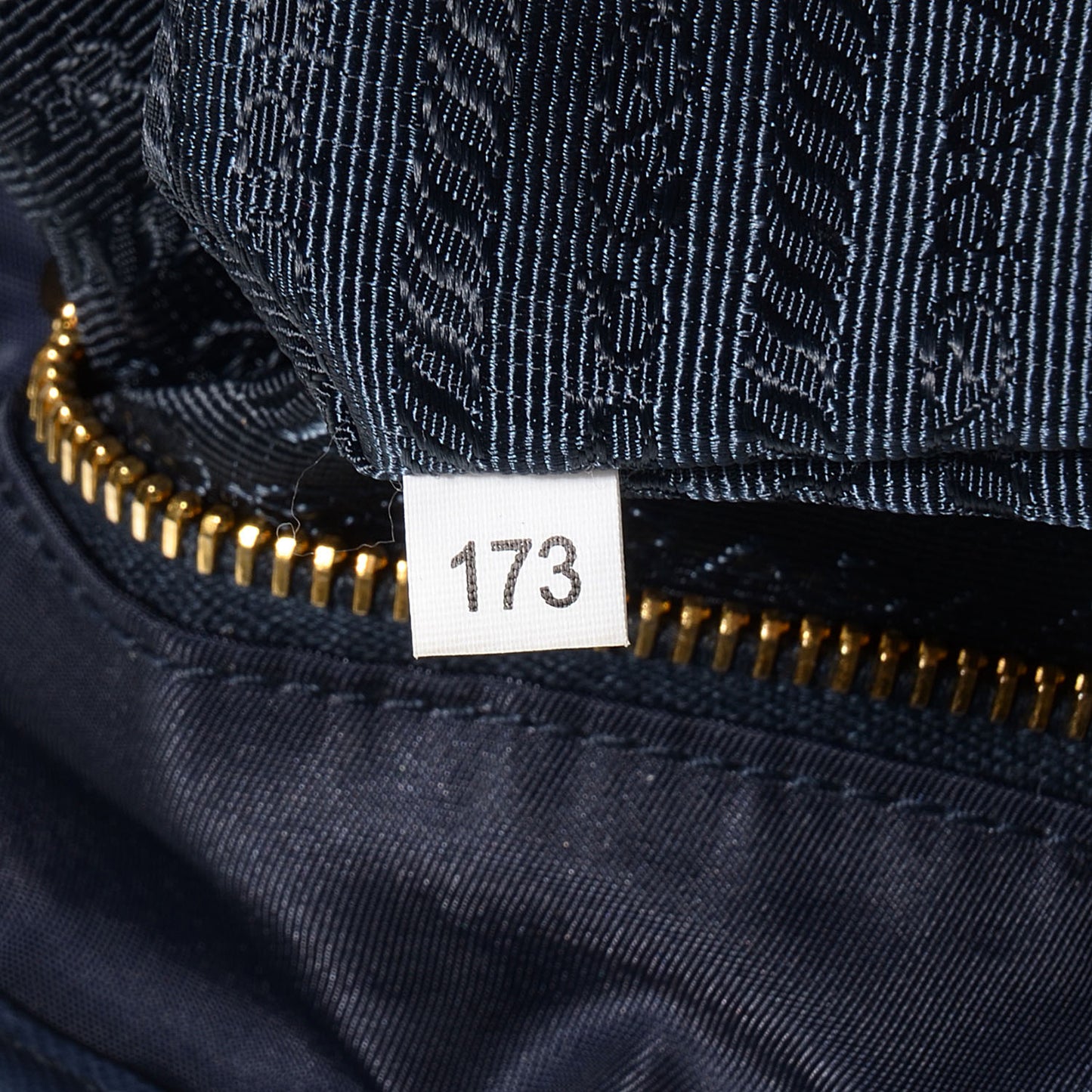 Saffiano Tessuto Nylon Tote Blue