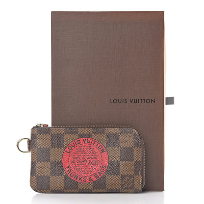 Louis Vuitton Damier Ebene Complice Trunks and Bags Key Pouch Red 8 of 8