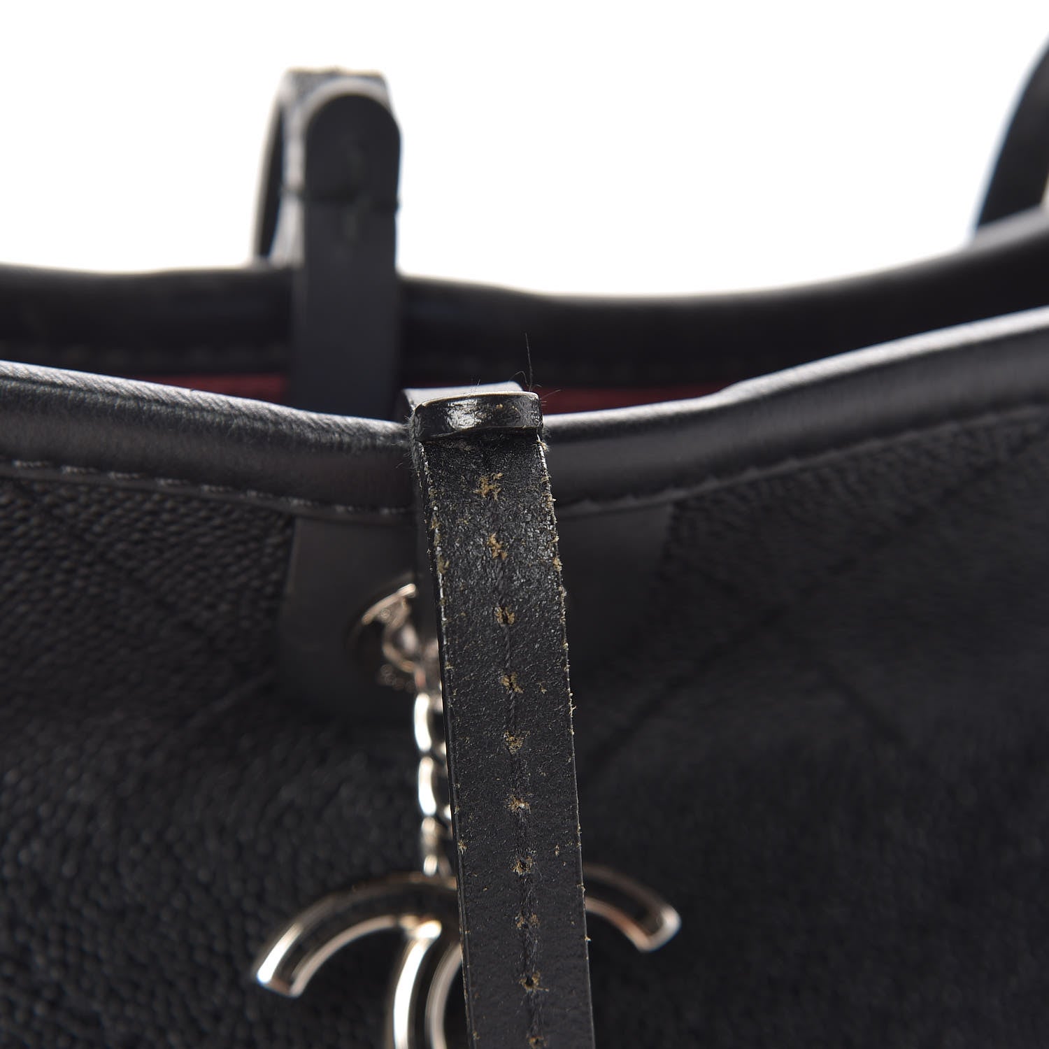 Chanel Grained Calfskin Shopping Fever Tote Black 18 of 21