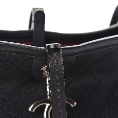 Chanel Grained Calfskin Shopping Fever Tote Black 18 of 21
