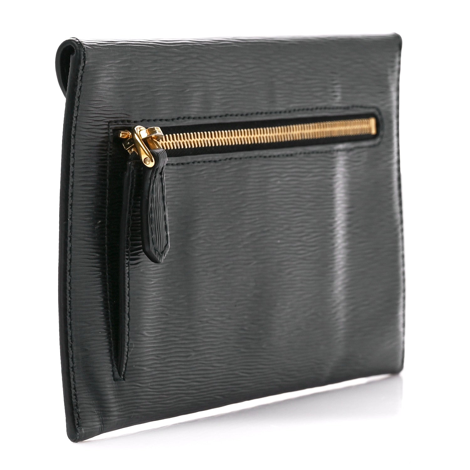 Prada Vitello Move Envelope Wallet Black 3 of 11
