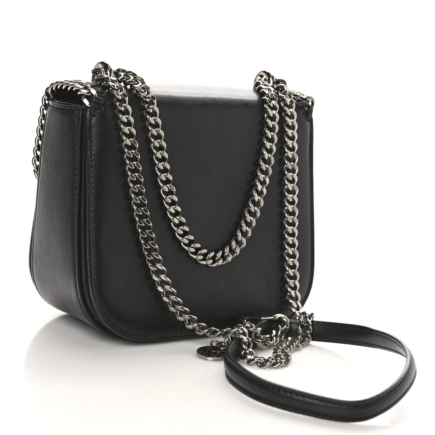 Eco Alter Nappa Medium Falabella Box Shoulder Bag Black
