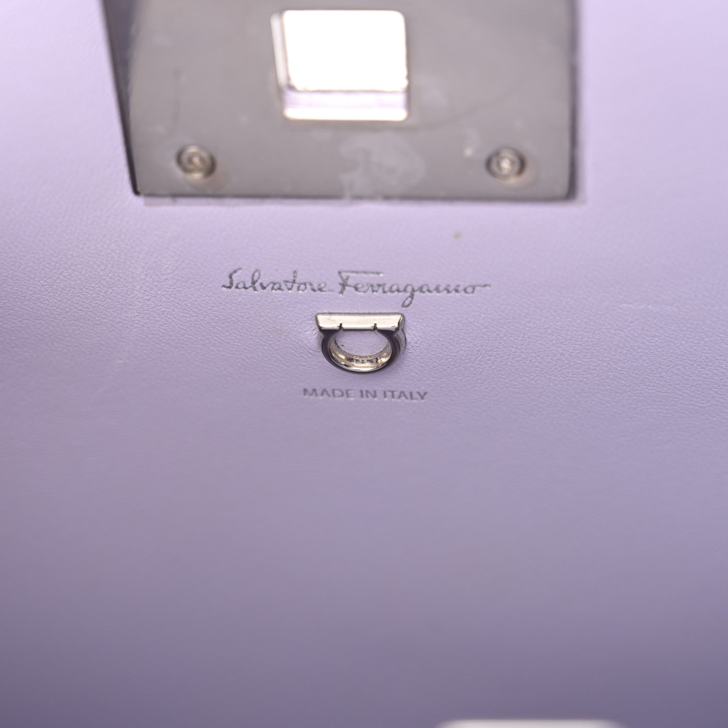 Salvatore Ferragamo Calfskin Floral Print Small The Studio Bag Mascarpone 7 of 11