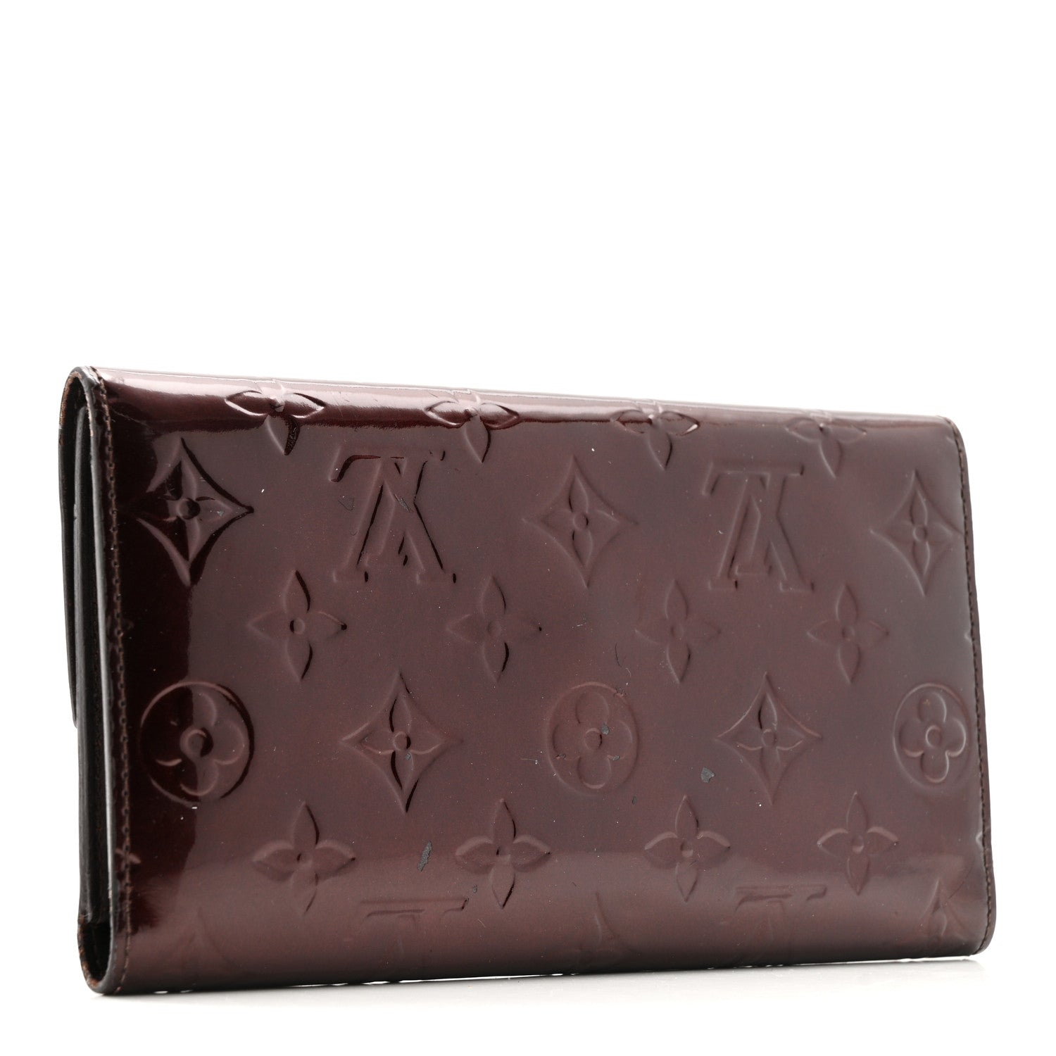 Louis Vuitton Vernis Porte Tresor International Wallet Amarante 3 of 11