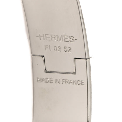 Hermes Enamel Narrow Clic Clac H Bracelet PM White 5 of 5