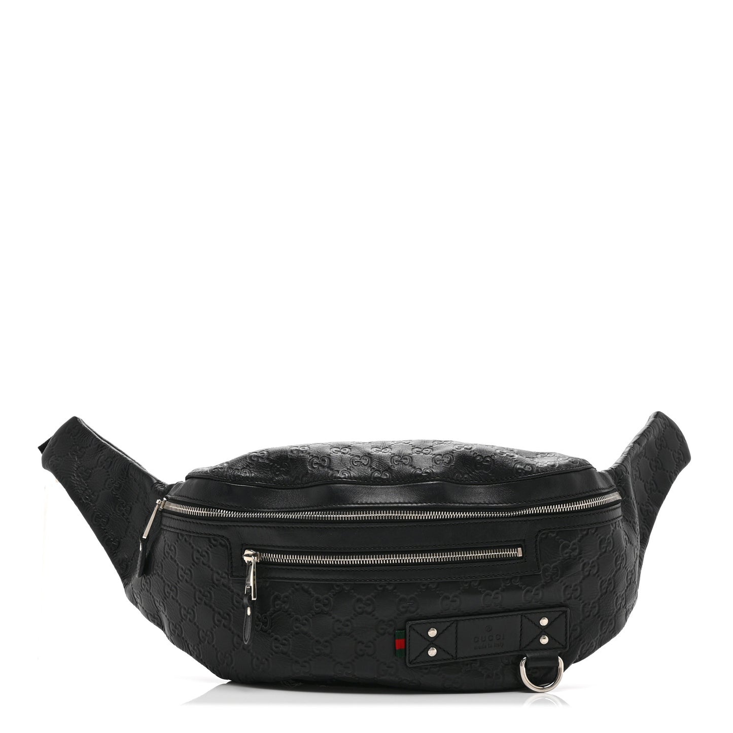 Guccissima Web Belt Bag Black