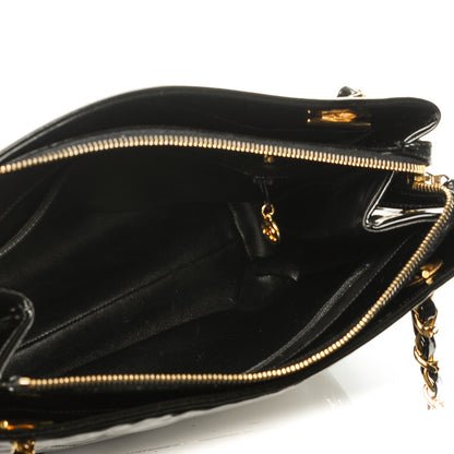 Chanel Patent CC Shoulder Bag Black 5 of 7