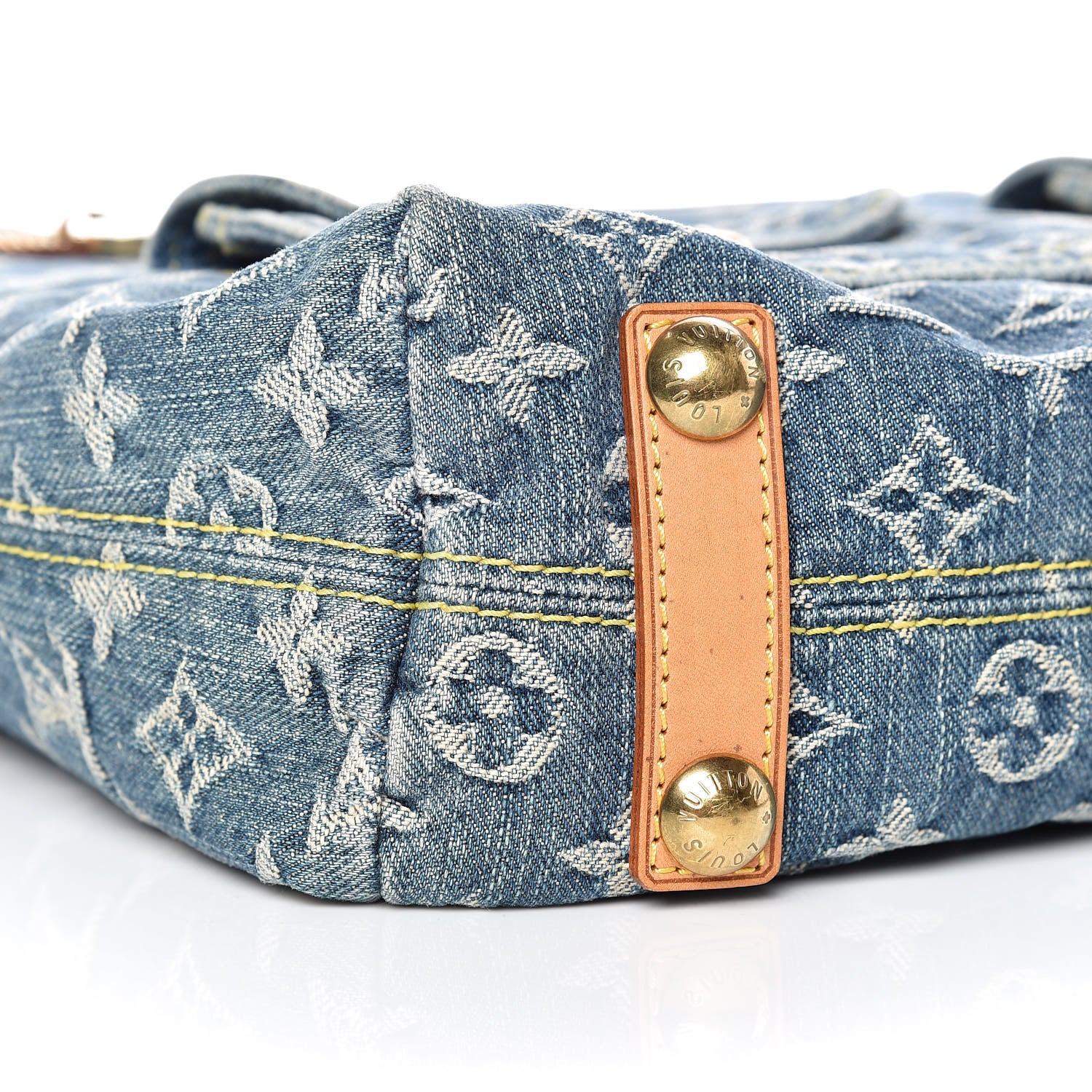 Louis Vuitton Denim Baggy GM Blue 5 of 8