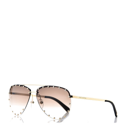 Louis Vuitton The Party Aviator Gradient Sunglasses Z0914U Brown 1 of 7