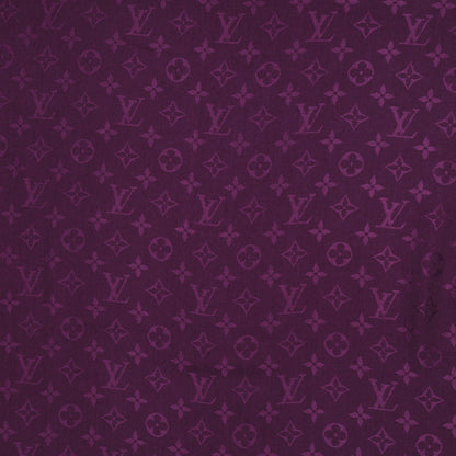 Louis Vuitton Wool Silk Monogram Shawl Cassis 4 of 5
