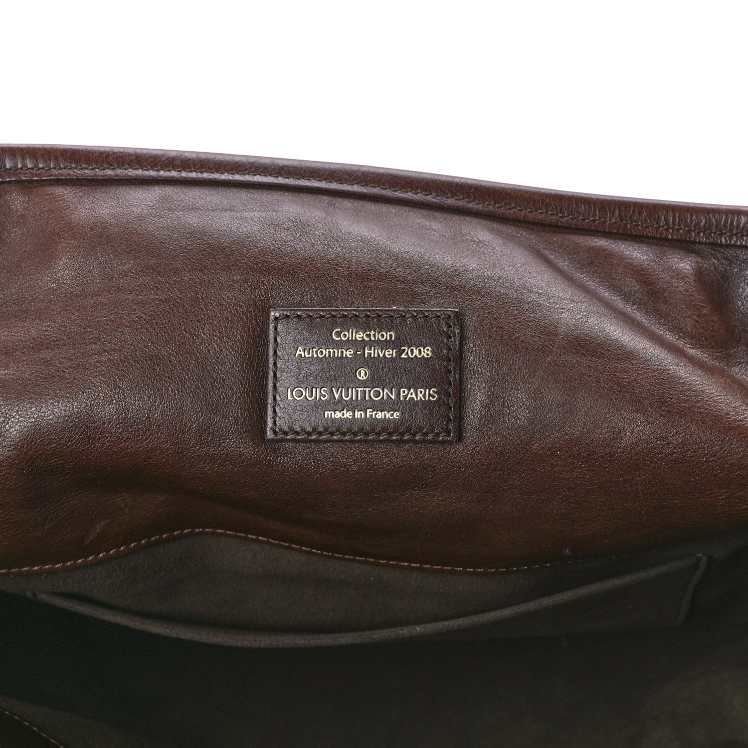 Louis Vuitton Monogram Paris Souple Whisper GM Chocolate 6 of 11