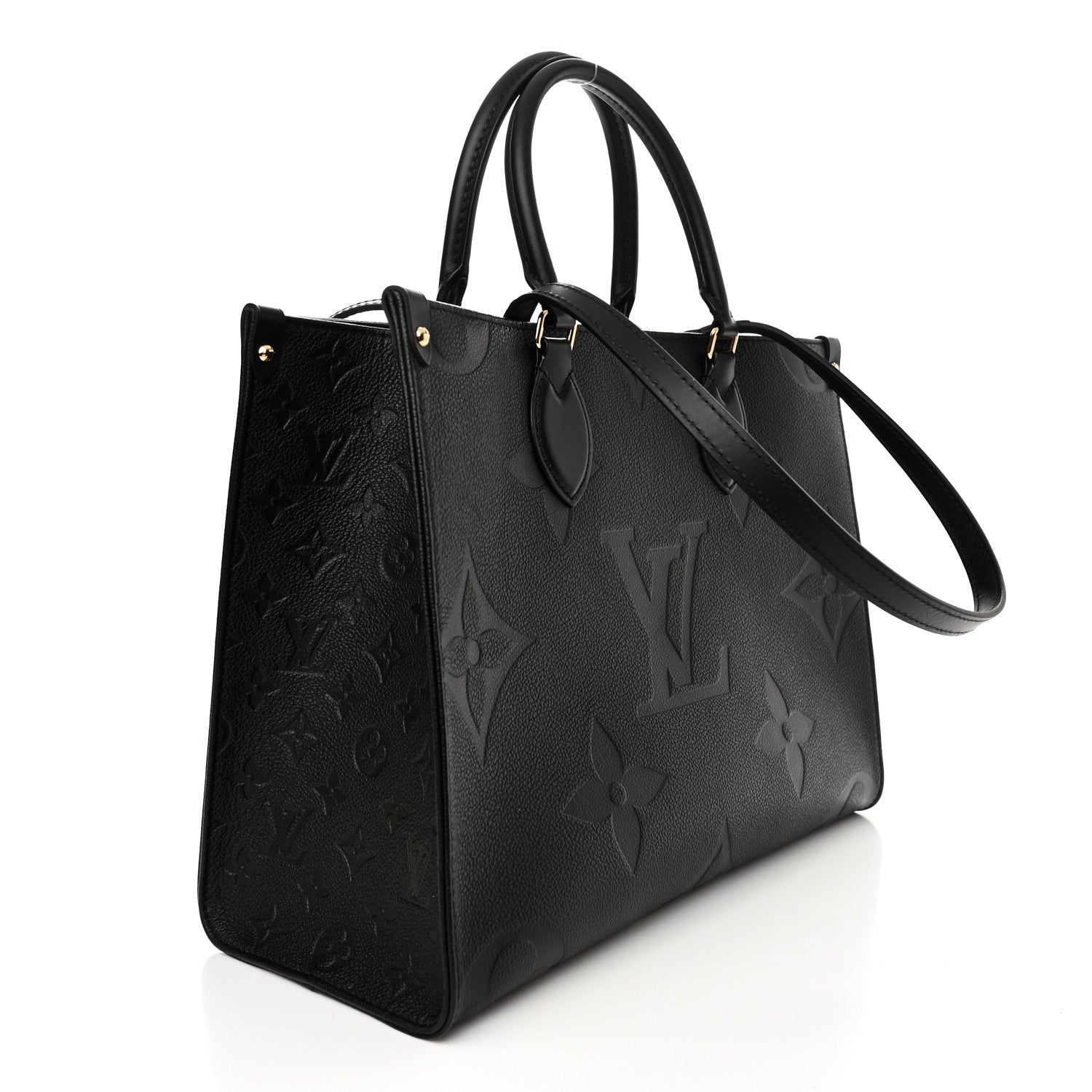 Louis Vuitton Empreinte Monogram Giant Onthego MM Black 3 of 10