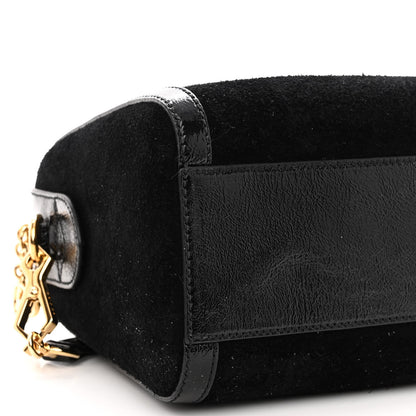 Gucci Suede Patent GG Web Medium Ophidia Boston Black 8 of 9