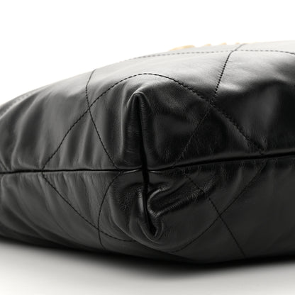 Chanel Calfskin Quilted Small Chanel 22 Black 10 of 11